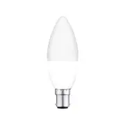 Arlec B15 LED 470lm RGB Colour Changing Grid Connect Smart Candle 5.5W Globe