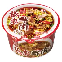 在飛比找momo購物網優惠-【味王】味王椒麻牛肉湯碗麵 91g*12入/箱