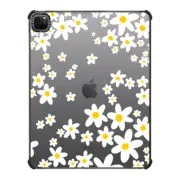 iPad Pro 12.9-inch (5th/6th gen) iPad Impact Case trendy retro white daisy flower pattern - ipad case