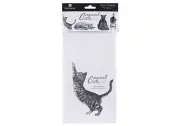 Bay Tree Studios Casual Cats Series Cotton Tea Towel