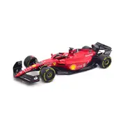 Bburago Licensed 1:18 Scale Ferrari Racing F1 75 Leclerc #16 2022 Diecast Model Car Red