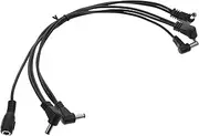 UPKOCH Instrument Effector Cable Guitar Patch Cable Black Sound Longevity Compact Design