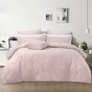Bianca Alden Blush Quilt Cover Set Super King