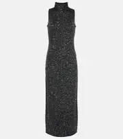 [Max Mara] Max Mara Berlina sequined maxi dress UK 14 silver