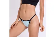Womens G String Cotton Thong Blue