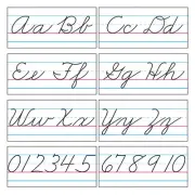 TREND ENTERPRISES Bb Set Cursive Zaner-Bloser 18 1859