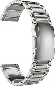 [MEIDAI] Smart Watch Titanium Alloy+Stainless Steel Bracelet For Garmin Venu 2 Vivoactive 4 Band Wrist Straps For Garmin Fenix Chronos