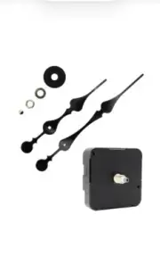 8” Large Clock Hands High Torque Quartz (SILENT SWEEP) Wall Clock Motor With Kit