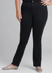 [Virtuelle] Taking Shape The Tall Luxe Looker Jean Size 16 in Black, Denim - Plus Size Women's Denim & Jeans Black