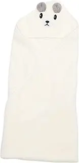 QUMIIRITY Towel Soft Fleece Newborn Bath Towel with Cartoon Hood Lightweight Quick Dry for Boy Girl for Showers Birthday