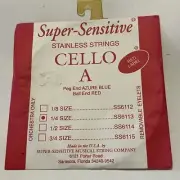 Red Label Super Sensitive Cello A String 1/4 SS 6113