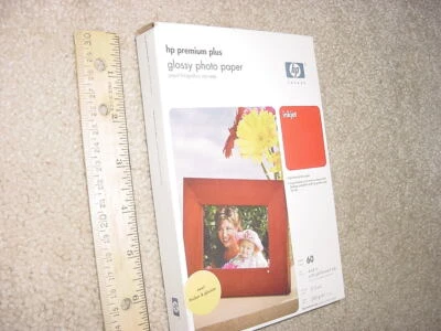 HP Premium Plus Glossy Photo Paper 4" x 6" -60- 11.5 Mil