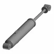 Polaris Shock, Front, Genuine OEM Part 7044130, Qty 1