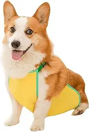 Waterproof Corgi Belly Protector with Adjustable Straps Comfortable Breathable Rain and Mud Proof for Short Leg Dogs