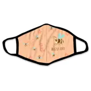 Buzz Off Bees Unisex Face Mask Adult One Size Ocean Beach Novelty Fashion New
