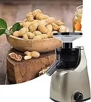 Electric Peanut Butter Maker Machine,Sesame Sauce Nut Grinder,Automatic Milling Grinding Machine, Peanut Butter Maker, Electric Peanut Grinder, Electric Peanut Butter Maker for Home(Gray)