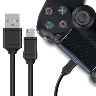 【City】for SONY PS4 無線遊戲手把/遙控手把 專用USB充電線6A副廠 200CM (3入)