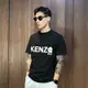 美國百分百【全新真品】KENZO 高田賢三 T恤 花 上衣 短袖 T-shirt logo 短T 黑色 CK37