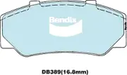 Bendix Front General CT Brake Pads for Volvo 740 2.3L PETROL B230F 1985 - 1991