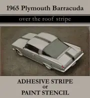 1965 Plymouth Barracuda Paint Stencil or Vinyl Stripe Kit 65 - OEM Factory Specs