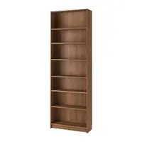 在飛比找IKEA優惠-IKEA 書櫃附高度延伸櫃, 棕色 胡桃木紋, 80x28x