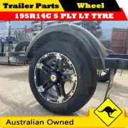 14" Alloy Mag & 195R14C Tyre suit Ford. Caravan Trailer Jetski Boat