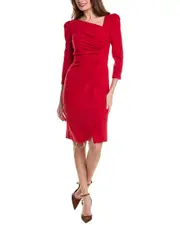 Teri Jon by Rickie Freeman Shirred Sheath Dress
