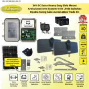 Solar Extra Heavy Duty Folding Arm Driveway Gate Openers & Closers