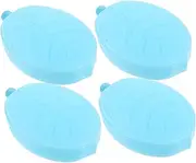 4Pcs Refillable Ice Packs for Lunch Bags Portable Cooler Blocks Durable Pe Material for Long Lasting Cold for Picnics Beach Trips Outdoor Adventures Versatile Use