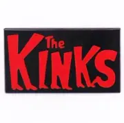 THE KINKS - BAND LOGO - ENAMEL PIN