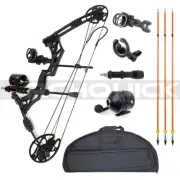 Compound Bow fishing Bow Kit with Arrow Ready to Shoot R/L Hand 20-60lb