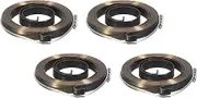 uxcell Drill Press Spring Drill Press Quill Feed Return Coil Spring Assembly Spring Steel Chemical Blackening Finish 980mm Expand Long 42 x 6 x 0.65mm 4 Pcs