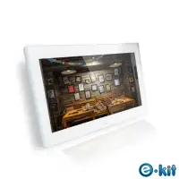 在飛比找momo購物網優惠-【e-Kit 逸奇】10吋防刮鏡面數位相框電子相冊-白色款(