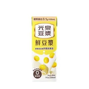 【光泉】鮮豆漿200ml(24入/箱)