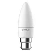 Key Candle LED Globe BC 240V 6W Frosted 6500K - 65066