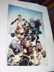 Avengers Poster #84 Illuminati Namor Professor X Iron Man Jim Cheung
