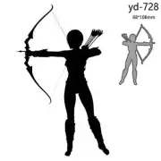 Archery Archer Bow and Arrow Metal Cutting Dies Scrapbooking Card Craft