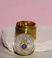 spice grinder- girly grinder- cute girly grinders- Hamsa grinder