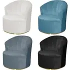 Swivel Barrel Chair Covers Slipcover Washable Velvet Swivel Accent Chair Covers