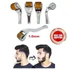Beard Hair Derma Roller 192 Titanium 1.0mm Needles Hair Growth Dermaroller