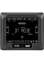 Jensen JWM22 AM/FM/Bluetooth/USB/HDMI/AUX Cube Wall Mount Stereo, A2DP & AVRCP