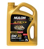 Nulon APEX+ DPF Diesel Long LIfe Full Synthetic Car Engine Oil 5W-30 7 Litre