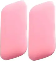 Ipetboom 2pcs Eyelash Transplant Tools Eyelash Extension Tools Eyelash Grafting Tool Eyelash Curlers Replacement Pads Eyelash Extension Eye Pads Eyelashes Silicone Pad Pink Silica Gel