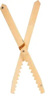 BESPORTBLE Bamboo Crab Tong Non Slip Opening EEL Clamp for Catching Crabs Shrimps and Eels Durable Bamboo Design Multi Purpose Garbage Tong