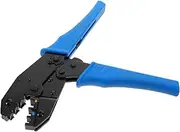 Ratchet Crimper Crimping Tool Wire Crimping Pliers Spade Connector Crimper Ratcheting Crimper Tool Ratcheting Terminal Crimper Splice Crimper Battery Cable Crimper Tool Blue Metal