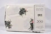 Dan River King Fitted Sheet NIP Pink Blue Green Floral Flowers Percale