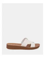 [Novo Shoes] Ryleigh Slides in White