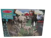 Melissa & Doug In the Barnyard 100 Piece Jigsaw Puzzle 14 x 19 Animals