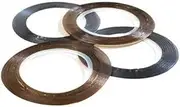 Hawley Strip-S Striping Tape, Silver, 1 count