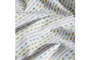 Ecology Casuarina Size King Soft Flat Sheet Striped Colour Home Bedding Cotton